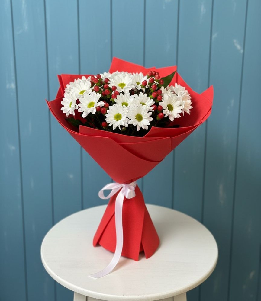 Букет цветов из: Хризантемы в Сулаке