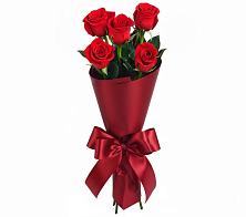 Букет 5 Красных роз Эдлесс Лав в Сулаке