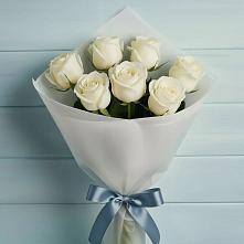 Букет 7 Белых роз Эдлесс Лав #REPLACE_PRED# Сулаке