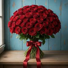 Букет Красные розы Блэк Меджик в Сулаке