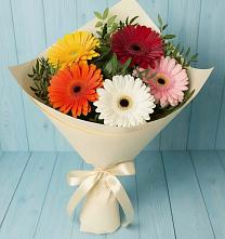 Букет цветов из:  Герберы в Сулаке