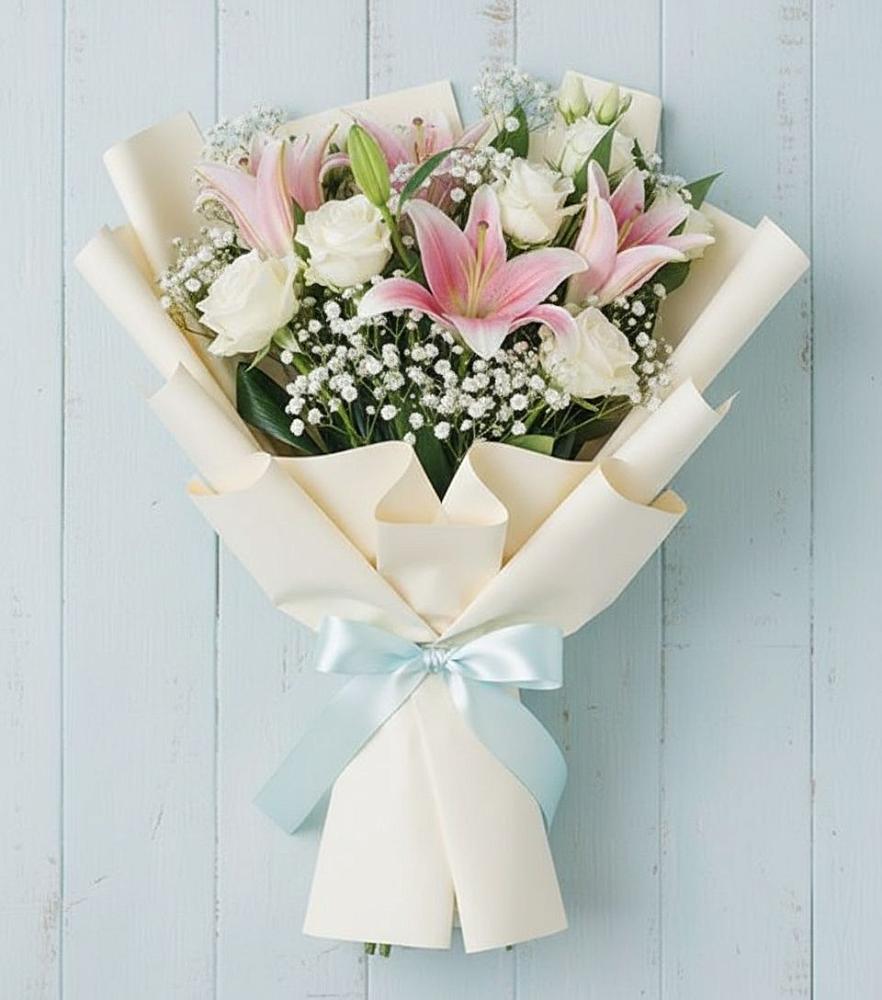 Букет цветов из: Лилии в Сулаке