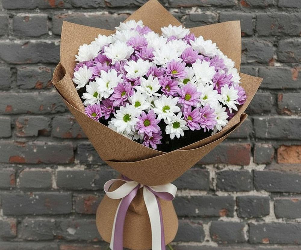 Букет цветов из: Хризантемы в Сулаке