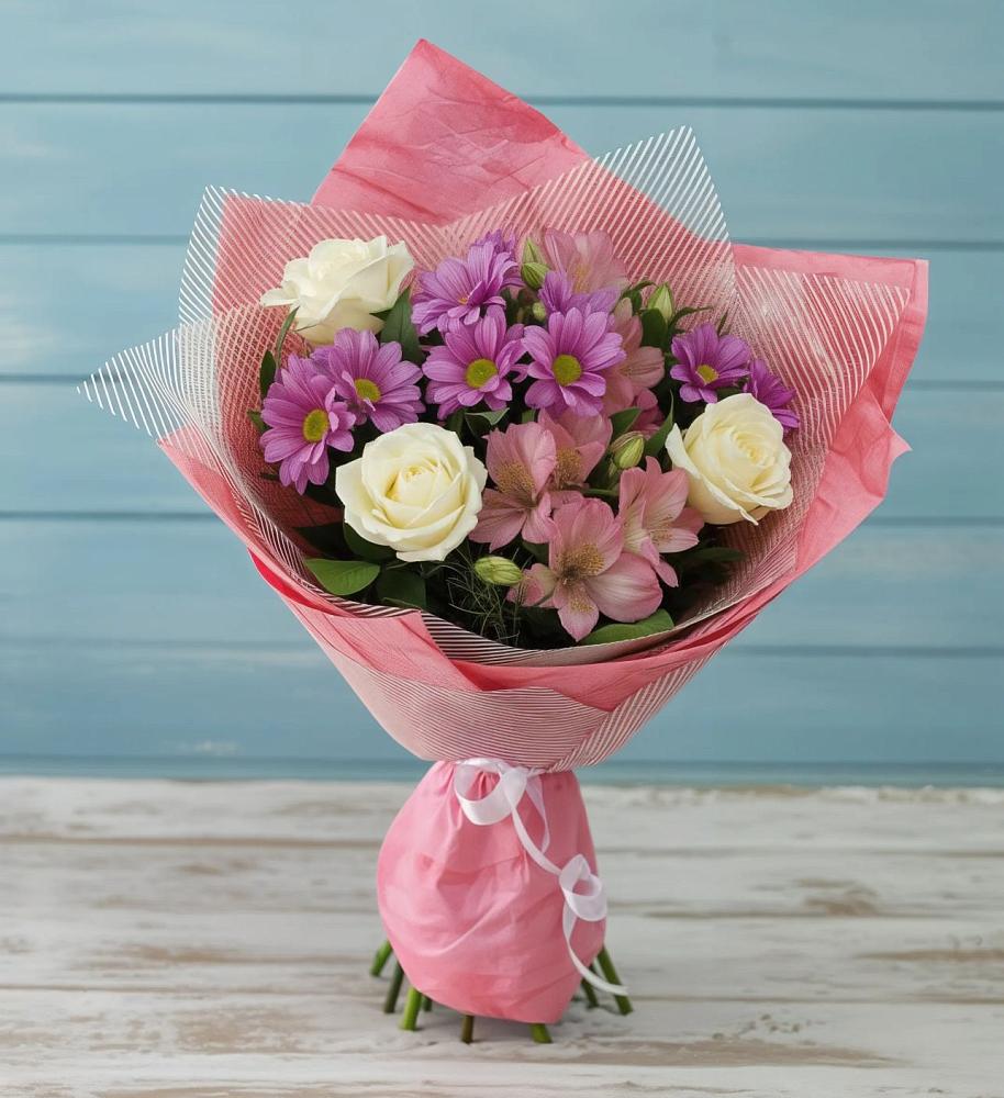 Букет цветов из: Герберы в Сулаке