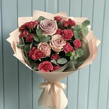 Букет цветов из:  Гвоздики и Розы #REPLACE_PRED# Сулаке
