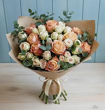 Букет цветов из:  Альстромерии и Розы #REPLACE_PRED# Сулаке