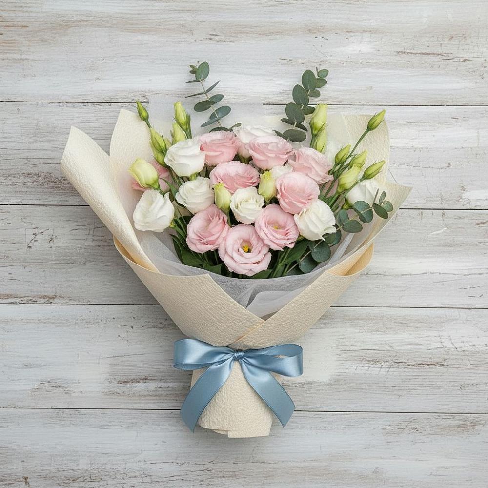 Букет цветов из: Лизиантусы в Сулаке